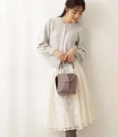 PROPORTION BODY DRESSING リーフレーススカート