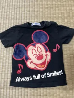 ミッキーマウス Tシャツ 80cm ブラック ディズニーのサムネイル