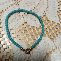 ターコイズビーズブレスレット