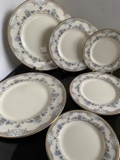 【希少】ロイヤルドルトン　トワイライトローズ ディナー皿 ５枚セット 希少】ロイヤルドルトン トワイライトローズ ディナー皿 5枚セット