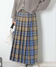 チェックプリーツイージースカート2　アーバンリサーチサニーレーベル