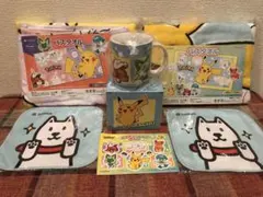 ポケモン　マグカップ　バスタオル2枚セット　お父さんハンカチタオル　シール