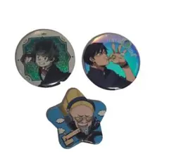 ヒロアカ　缶バッジ　緑谷 出久　飯田 天哉　プレゼント・マイク