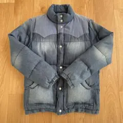 デニム ダウンジャケット