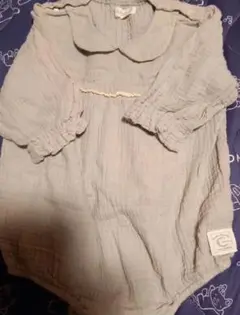 バースデイconocoミント 襟付きロンパース 80cm