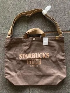 STARBUCKS STAND by BEAMS キャンバス LOGO トート