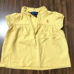 Ralph Lauren イエロー ポロシャツ 12M 80㎝
