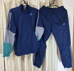 アディダス ジャージ 上下　セット　メッシュ　ピステ　シャカシャカ　新品　M