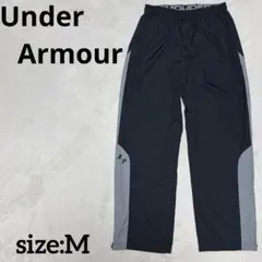 Under Armour ジャージパンツ 黒/グレー トラックパンツ ブラック