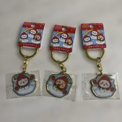 ちいかわ　ハチワレ　うさぎご当地キーホルダー　栃木限定　スカイベリー3個セットのサムネイル