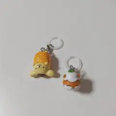 サンリオお手玉めじるしアクセサリー　ころころくりりん・ポムポムプリン2個セット