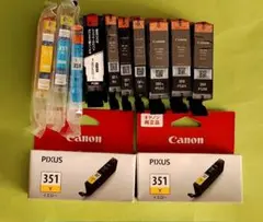 Canon PIXUS 351 インクカートリッジ 8個セット - メルカリ