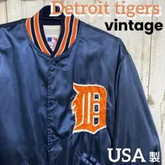 Detroit tigers スタジャン　USA製　80s 90s M