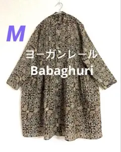 ヨーガンレール Babaghuri コットン×シルク花柄チュニックワンピース M
