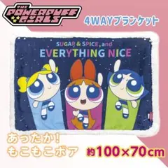 【オンクレ美品】カプコン限定 パワーパフガールズ 4WAYブランケット/新品