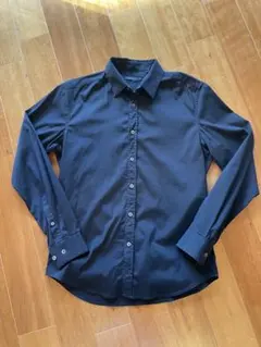 中古　セオリー　theory 黒 長袖ドレスシャツ