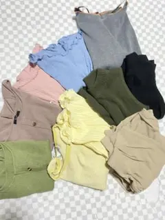 (まとめ売り)レディース 半そでトップス10点セット
