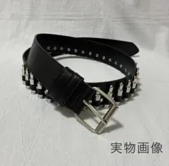 ラスト1点♡ 弾丸ベルト パンク バレットベルト 平成 PUレザー Y2K 黒