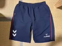 hummel ネイビー ハーフパンツ Lサイズ