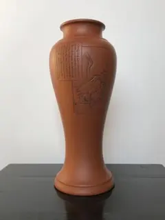 常滑焼　ドラゴン彫刻花瓶 常滑焼 花瓶 骨董 工芸品 花器 : 今戸屋建材ヤフー店 - 通販