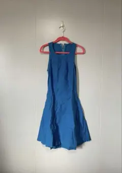 ロンハーマン　青色ノースリーブワンピース　美品のサムネイル