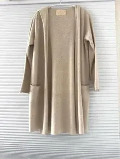 ✴︎パラスパレス フード付き ロングカーディガン ベージュ 未使用✴︎