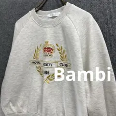 Bambi バンビ　スウェット　トレーナー
