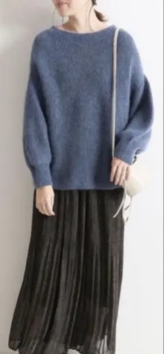 S LOBE IＥNA パフスリーブニットセーター