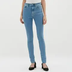 GU ハイウエストスキニー　デニム　GRL しまむら