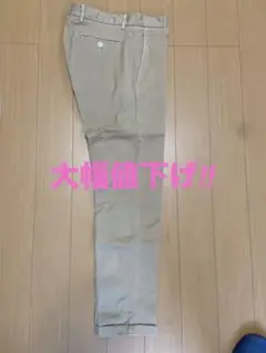 ★lideal Planetスリム ストレッチ ストレート パンツ 28