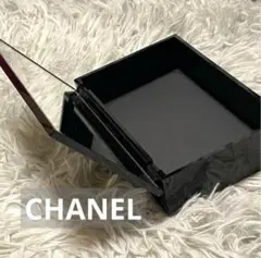CHANELシャネル ノベルティ BOXミラー付 ブラック 小物入れ即購入可