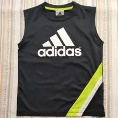 adidas CLIMALITE キッズ ノースリーブ 130 ブラック
