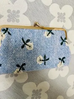 ミナペルホネン がま口長財布 ハンドメイド