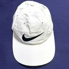 NIKE 90s 銀タグ キャップ 白 スウッシュ Y2K OLD CAP