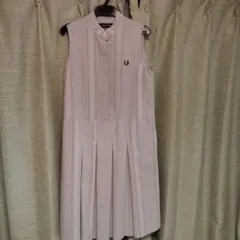 【新品未使用です】FRED PERRY ノースリーブワンピース 千鳥格子柄のサムネイル
