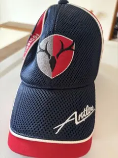 鹿島アントラーズ キャップ 帽子 ネイビー レッド