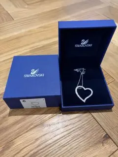 Swarovski ハート型ネックレス 証明書付き