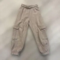 ピンクベージュ スウェットパンツ ポケット付き