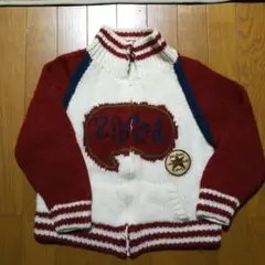 ニットジッパーカーディガン  zuppa di zucca