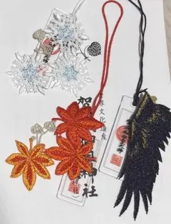 京都 下鴨神社 四季守り8体＋烏羽守り1体 京都 下鴨神社 四季守り8体＋烏羽守り1体 京都 下鴨神社