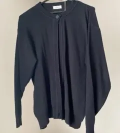 限定セール！現品限り！ネイビーカーディガン 長袖　カジュアル　重ね着　丸襟