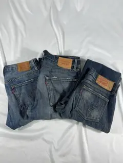 LEVI'S リーバイス デニム 3本セット 501 502