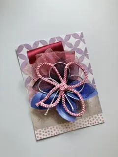 和装に合わせたいヘアクリップ　叶結び　髪飾り　浴衣　和装　着物　七五三　和風