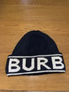 BURBERRY ニット帽 フリーサイズ 黒/白 BURBERRY ニット帽 フリーサイズ 黒/白 Burberry(バーバリー