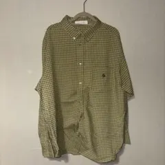 チェック柄シャツ