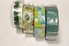 ●mt マスキングテープ 4個セット●グリーン系●