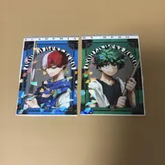 最強ジャンプ　新十傑ホロステッカー　轟 緑谷
