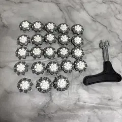 ゴルフシューズ スパイク鋲 23個 レンチ付 交換用 ツイスト式