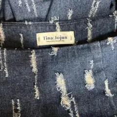 Tina Jojun デニム　スカート　ラップスカート　巻きスカート