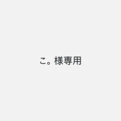 こ。様専用ページ